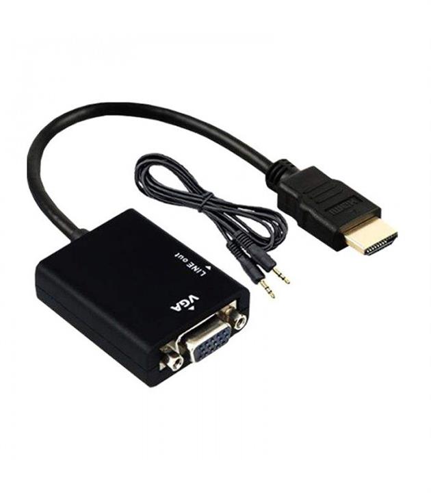 تبدیل کی نت HDMI به VGA + کابل صدا